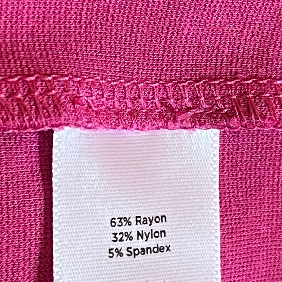 Talbots Dress Womens 6 Petite Pink Sleeveless Button Scoop Neck Flap Pockets - Picture 5 of 7